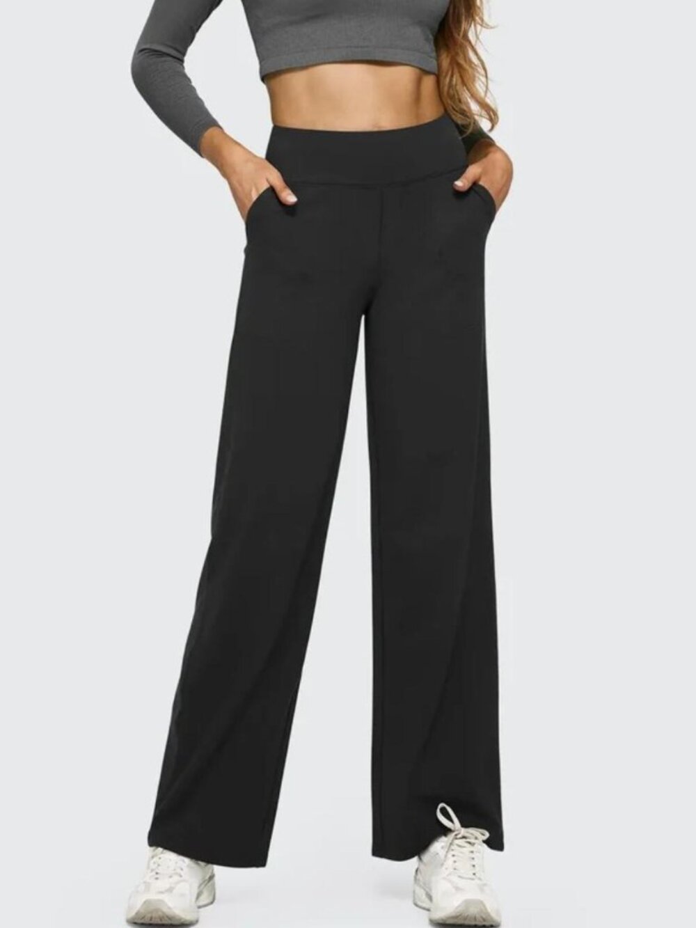 G4 Free EverGoing NWT Wide Leg Yoga Pants Business Casual 29'' SIZE LARGE (10)